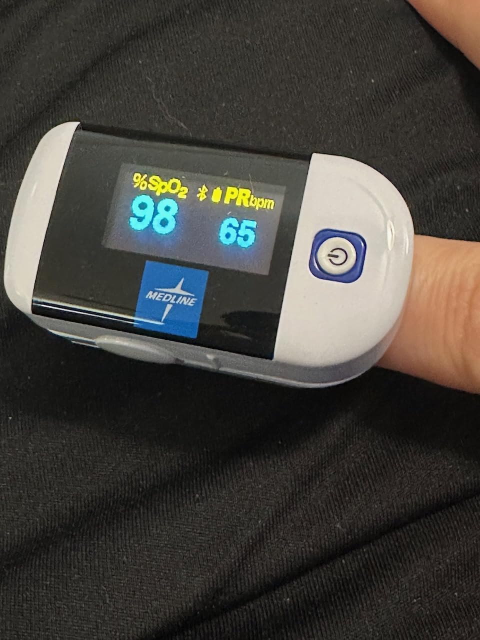 Medline Soft-Touch Bluetooth Fingertip Pulse Oximeter customer photo 2