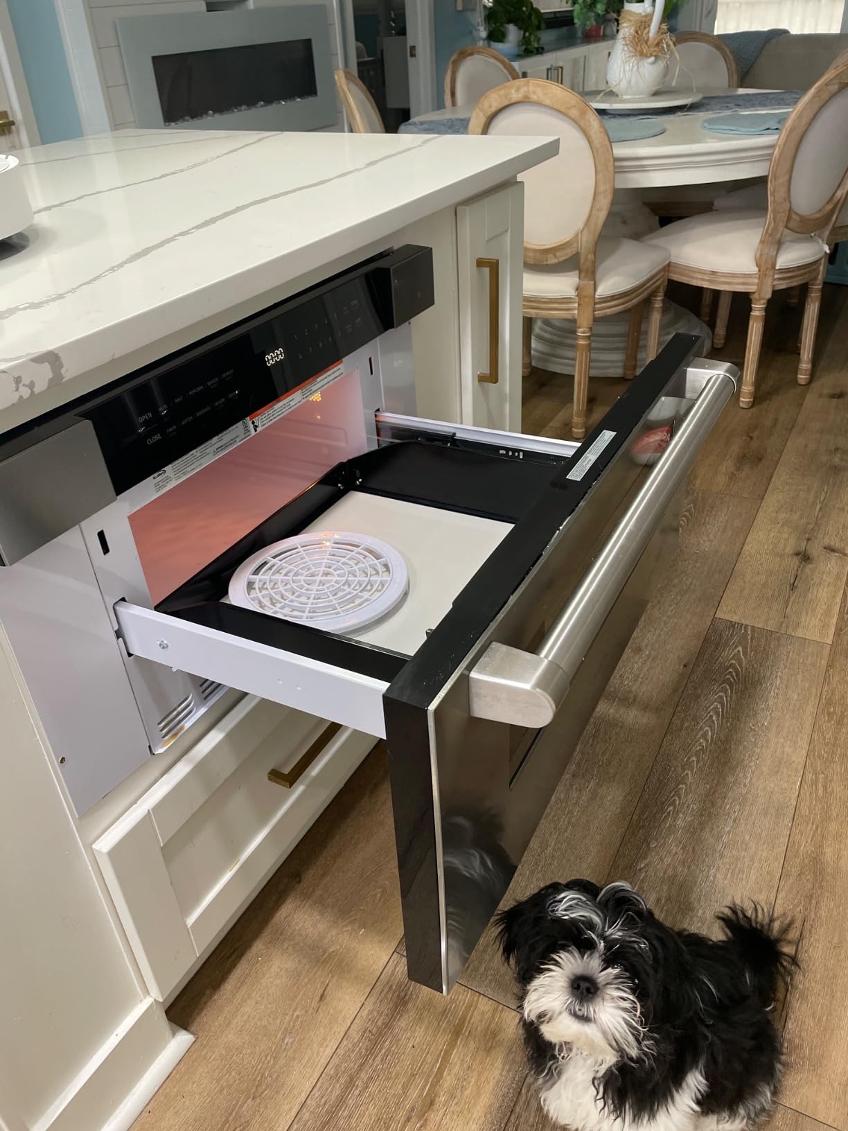 KoolMore 30 in. Microwave Drawer, 1.2 cu. ft. Capacity, Stainless-Steel (KM-MD30-SS) customer photo 1