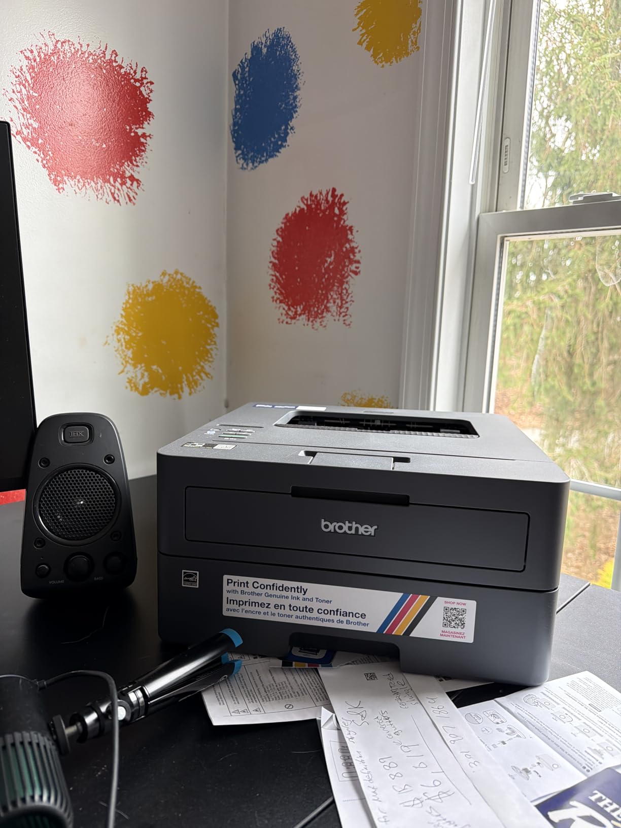 Brother HL-L2405W Wireless Compact Monochrome Laser Printer with Mobile Printing, Black & White Output | Includes Refresh Subscription Trial(1), Works with Alexa customer photo 2