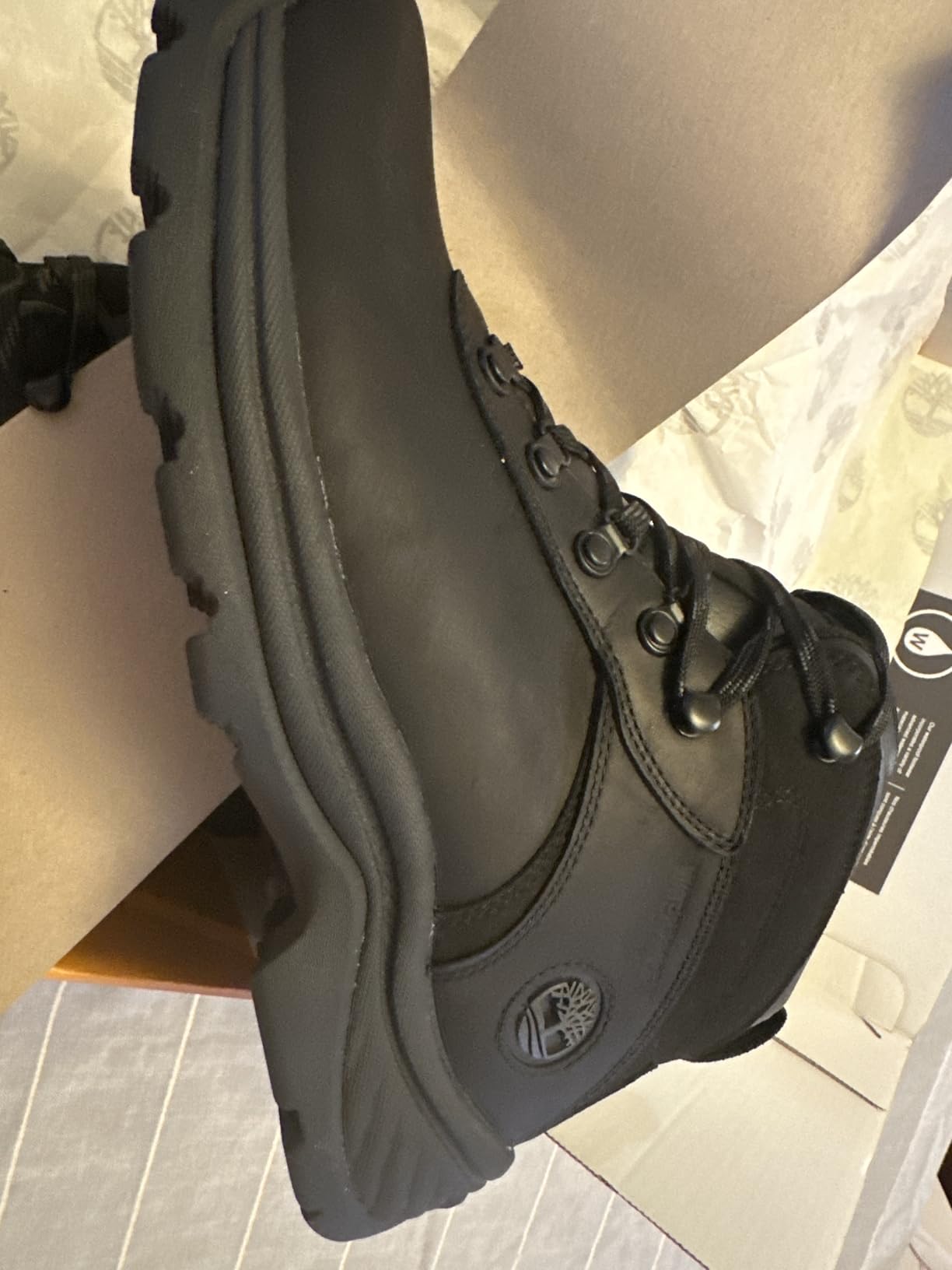 Timberland Men's Flume Mid Waterproof Hiking Boot customer photo 2