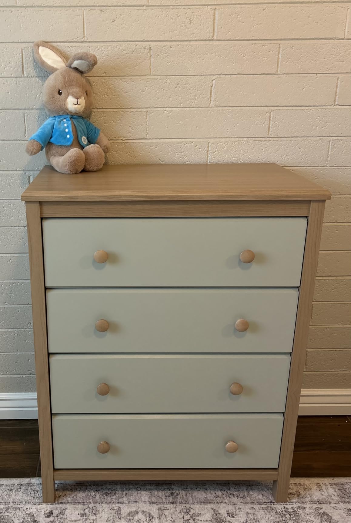 Storkcraft Alpine 6-Drawer Dresser, Driftwood | GREENGUARD Gold Certified, Brown Dresser for Bedroom, Kids & Nursery Storage, Safety Interlocking Drawers customer photo 2