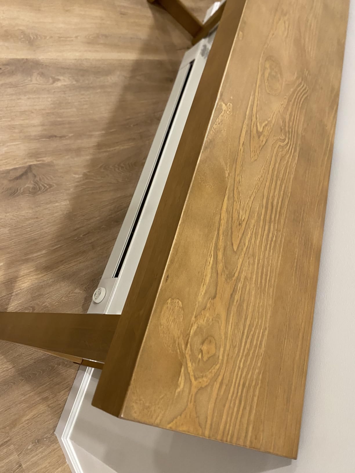 Plank+Beam Classic Console Table, 56 Inch, Blonde | Non-Toxic Finishes, Versatile Design, Elegant Details, Easy Assembly, Quick Setup, Solid Wood customer photo 1