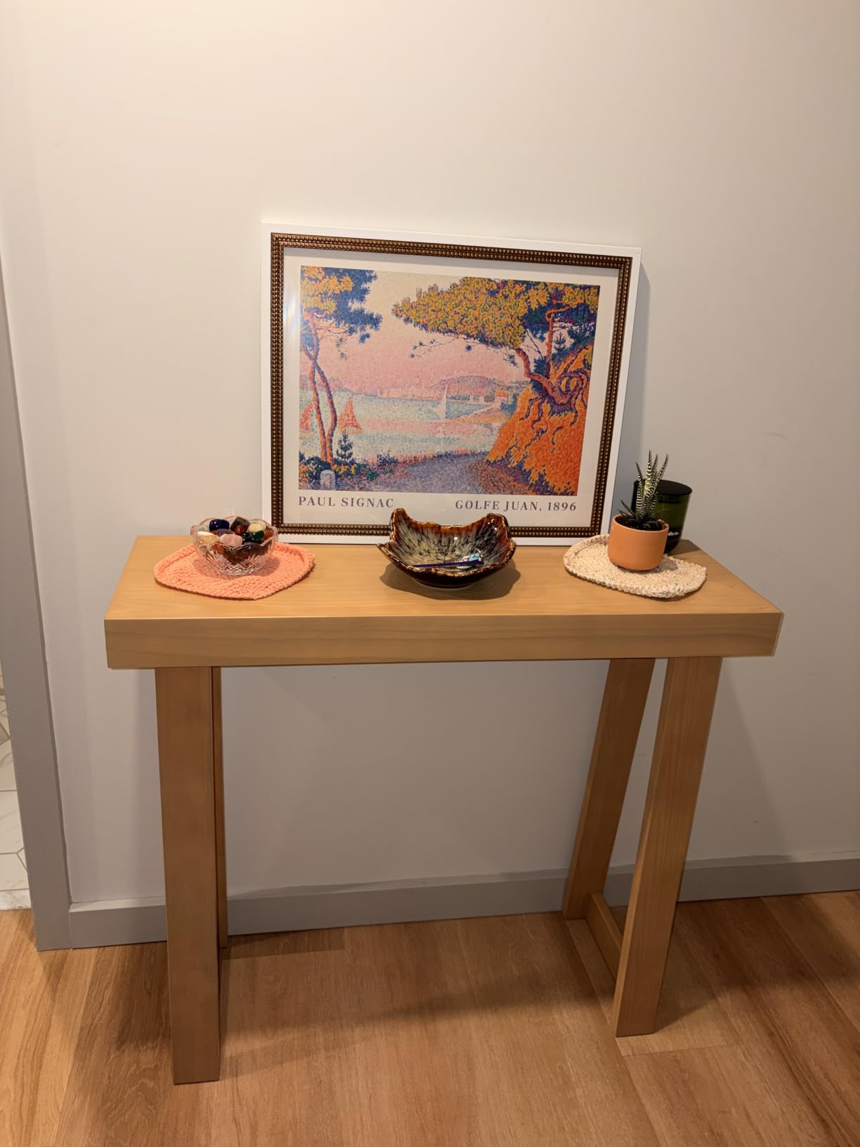 Plank+Beam Classic Console Table, 56 Inch, Blonde | Non-Toxic Finishes, Versatile Design, Elegant Details, Easy Assembly, Quick Setup, Solid Wood customer photo 2