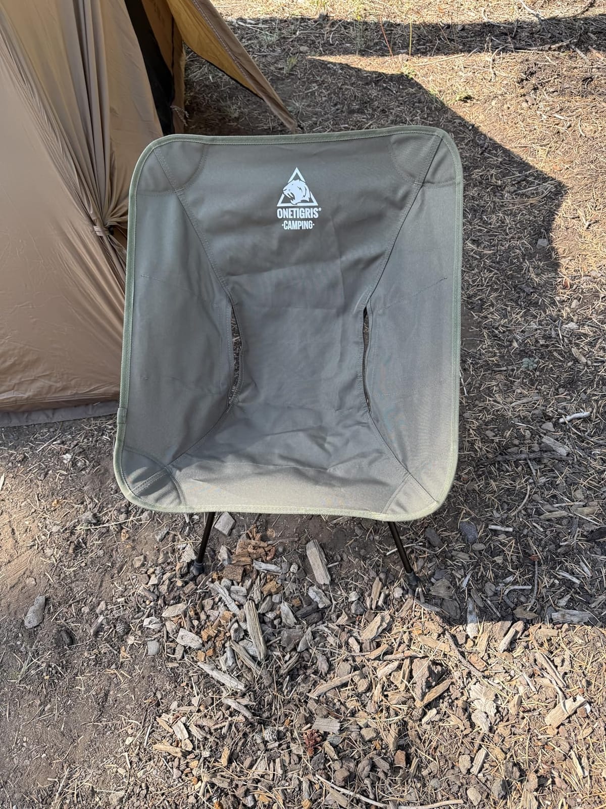 ONETIGRIS Tigerblade Camping Chair, Lightweight Folding Backpacking Hiking Chair, Compact Portable 330 lbs Capacity customer photo 1