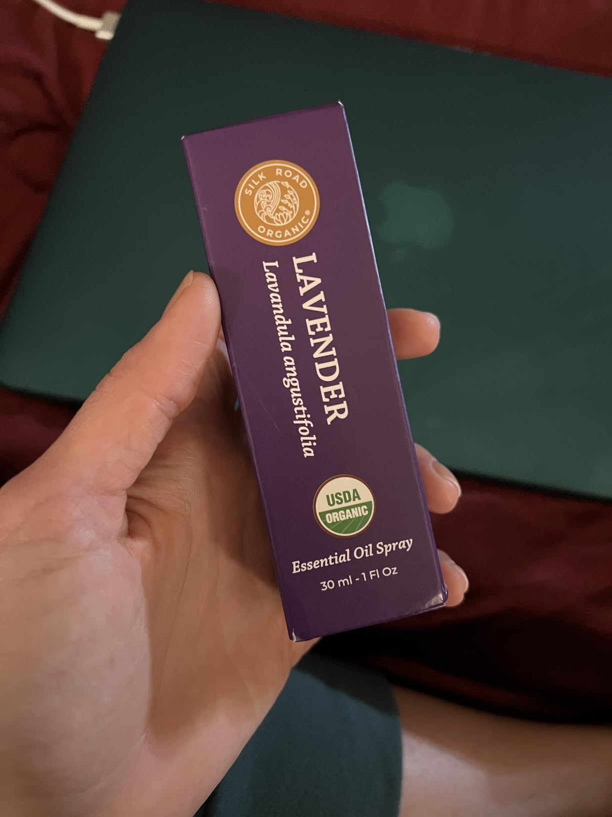 Lavender Essential Oil Calming Spray, USDA Certified | Designed for Rest & Restoration - Stress Relief, Relaxation & Sleep, Emotional Balance, Soften & Soothe Skin. customer photo 1