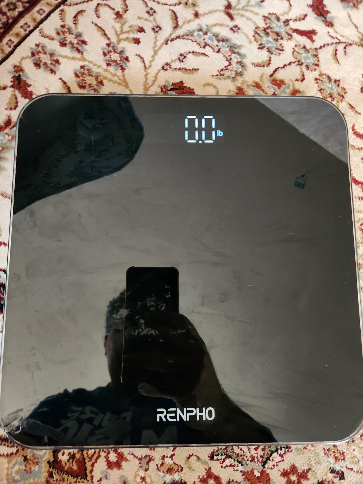 RENPHO 550lb Digital Scale for Body Weight, Large LED Display, Core 1L | Highly Accurate Bathroom Scale for Weight, Big Platform with Extra-High Capacity, Batteries Included, Home Use, 13x11.8in customer photo 1