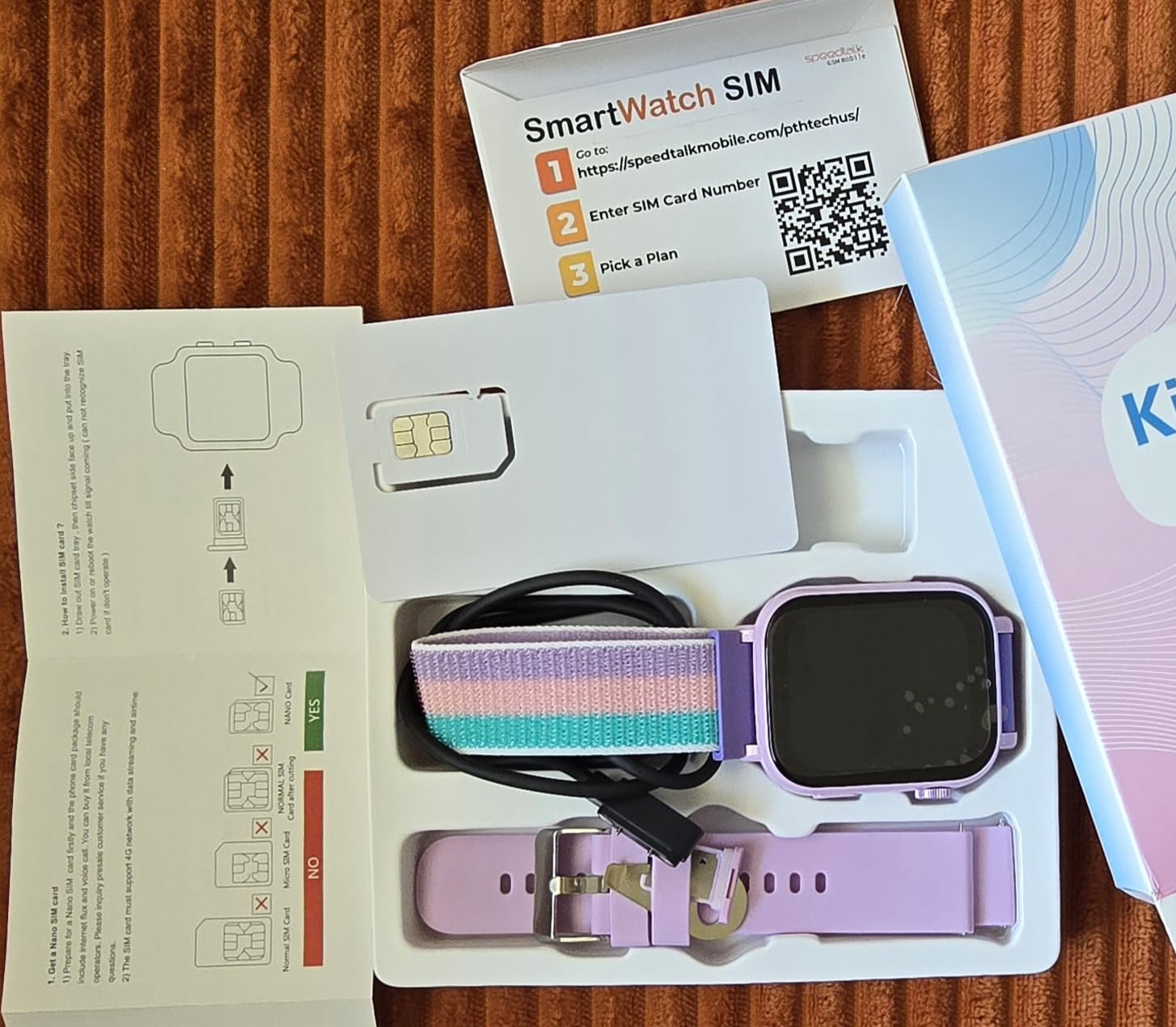 4G Kids Smart Watch Phone GPS, Smartwatch for Boys Girls Ages 4-12 Years with Video Call Chat Class Mode SOS Camera Alarm Games Parental App Touch Watch Gifts for Children (Includes SIM Card) Grey customer photo 1