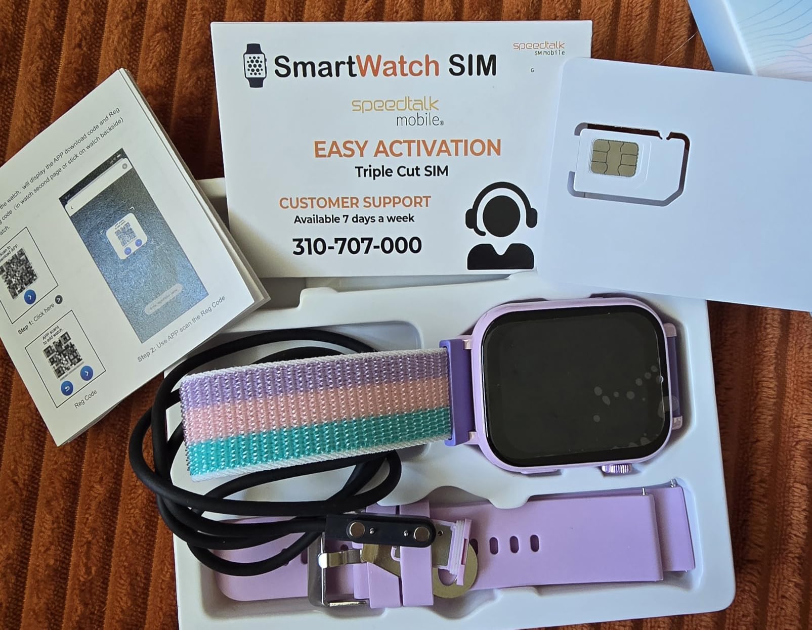 4G Kids Smart Watch Phone GPS, Smartwatch for Boys Girls Ages 4-12 Years with Video Call Chat Class Mode SOS Camera Alarm Games Parental App Touch Watch Gifts for Children (Includes SIM Card) Grey customer photo 2