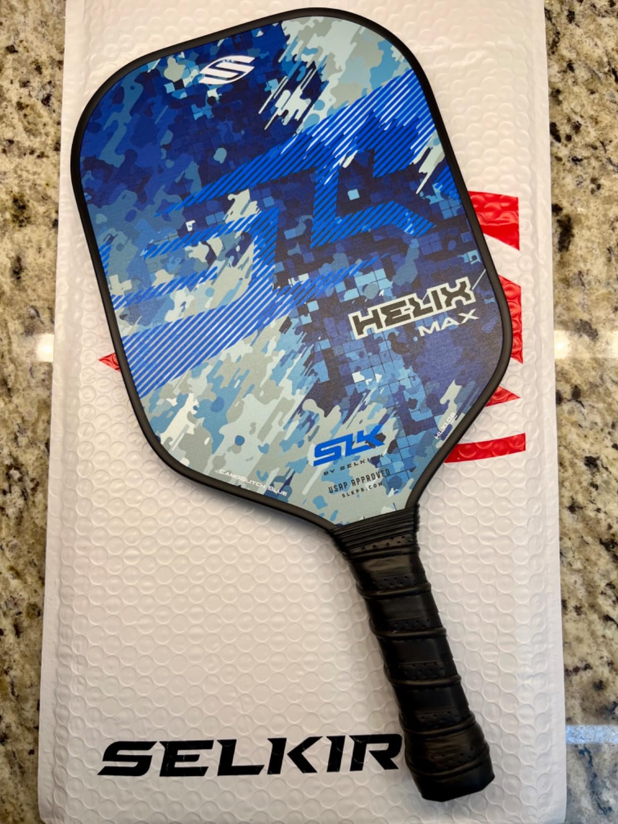 Selkirk Sport SLK Helix Pro Pickleball Paddles | Carbon Fiber & Fiberglass | A beginner-friendly pickleball racket with a thermoformed core and large sweet spot for easy power customer photo 1