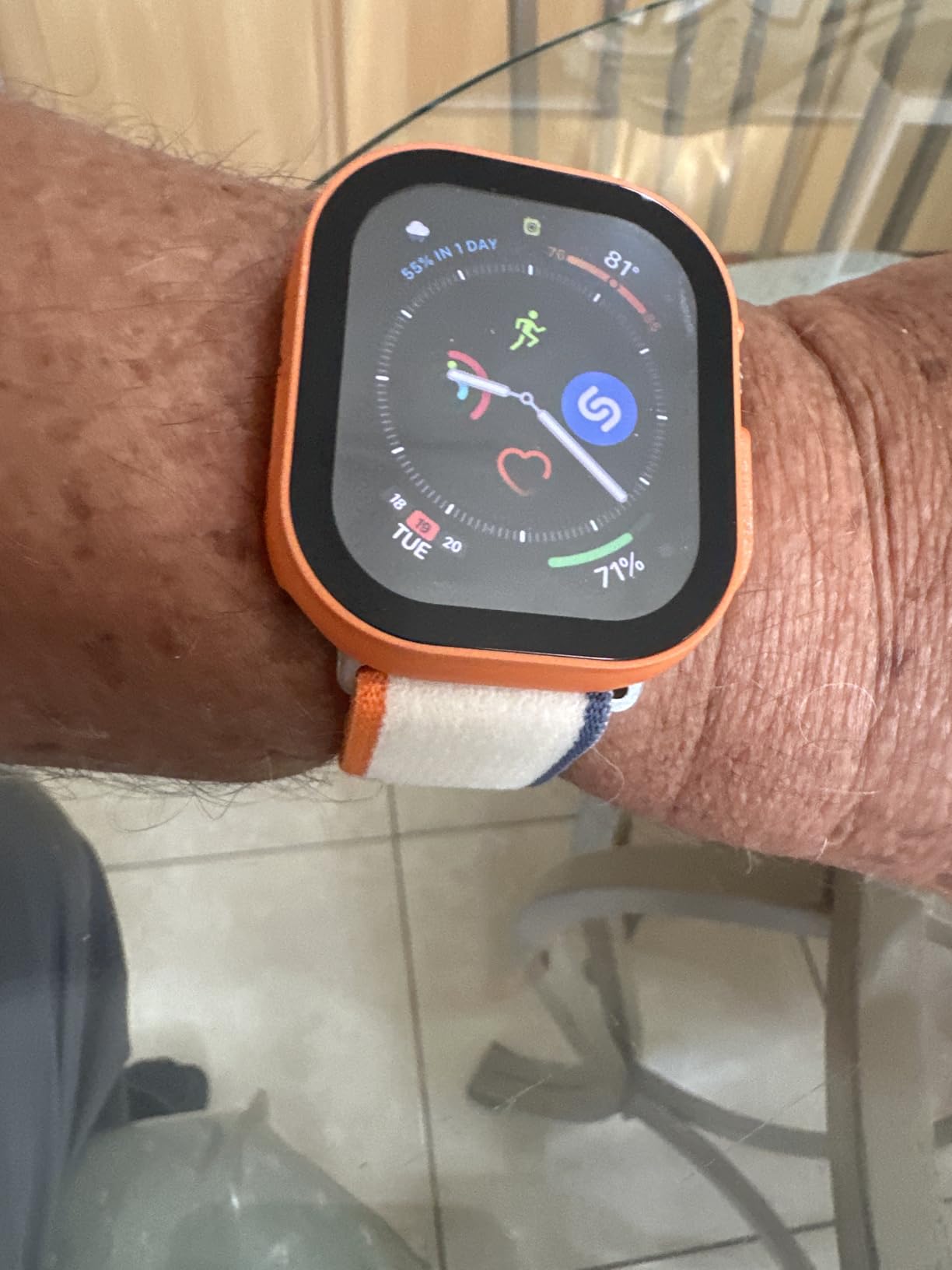 Watch Ultra 2 [GPS + Cellular 49mm] Smartwatch with Rugged Titanium Case & Blue/Black Trail Loop S/M. Fitness Tracker, Precision GPS, Action Button, Extra-Long Battery Life customer photo 1
