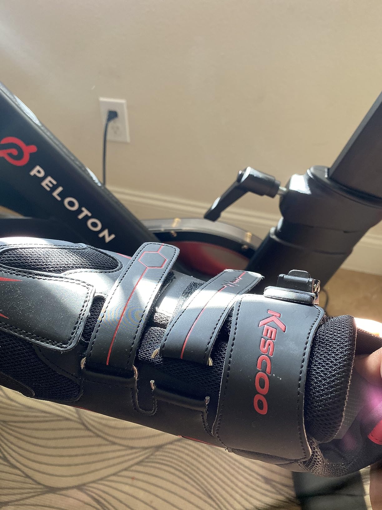 KESCOO Unisex Cycling Shoes Compatible with Peloton Indoor Road Bike | Bike Riding Shoes for Men and Women, Delta Cleats Included & Pre-installed, Indoor Outdoor Clip-in Pedal, Breathable customer photo 1