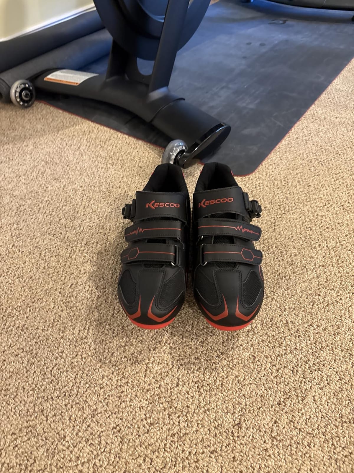 KESCOO Unisex Cycling Shoes Compatible with Peloton Indoor Road Bike | Bike Riding Shoes for Men and Women, Delta Cleats Included & Pre-installed, Indoor Outdoor Clip-in Pedal, Breathable customer photo 2
