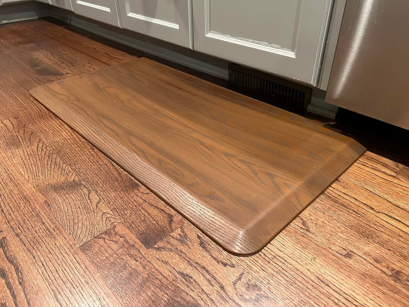 24 x 60 Inch Extra Support Anti Fatigue Comfort Kitchen Mat, Waterproof Long Kitchen Runner, Non-Slip Standing Desk Mat, Commercial Pads for Offices, Home, Garages (Bordeaux Grey, 24'' x 60'') customer photo 2