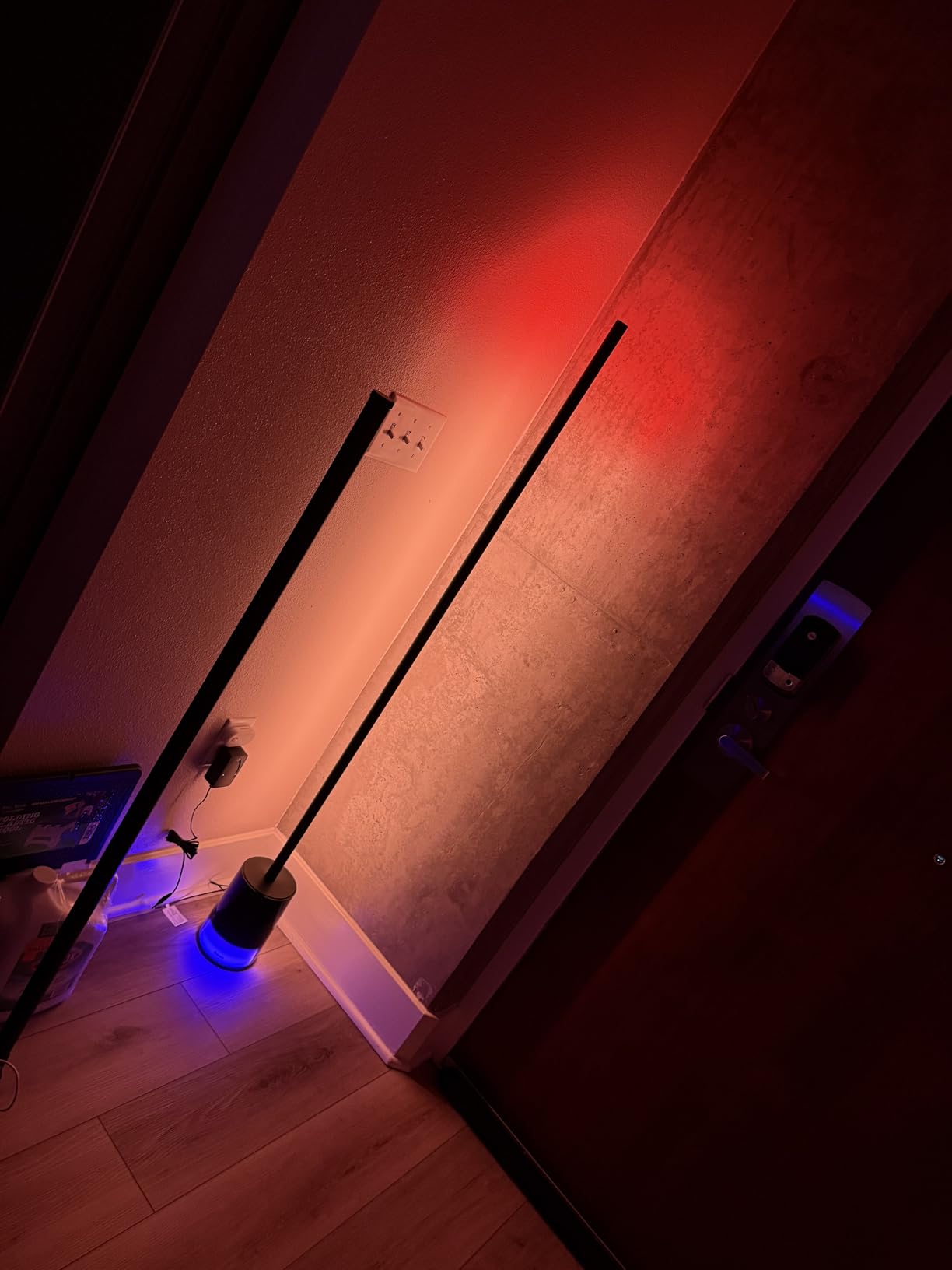 Govee Floor Lamp 2, RGBIC Smart Floor Lamp for Living Room, Bedroom | 1725lm, Warm Cool White LED, 2200K-6500K, Compatible with SmartThings, Matter, Alexa, Music Sync, Scene Modes, Black(1 Pack) customer photo 1