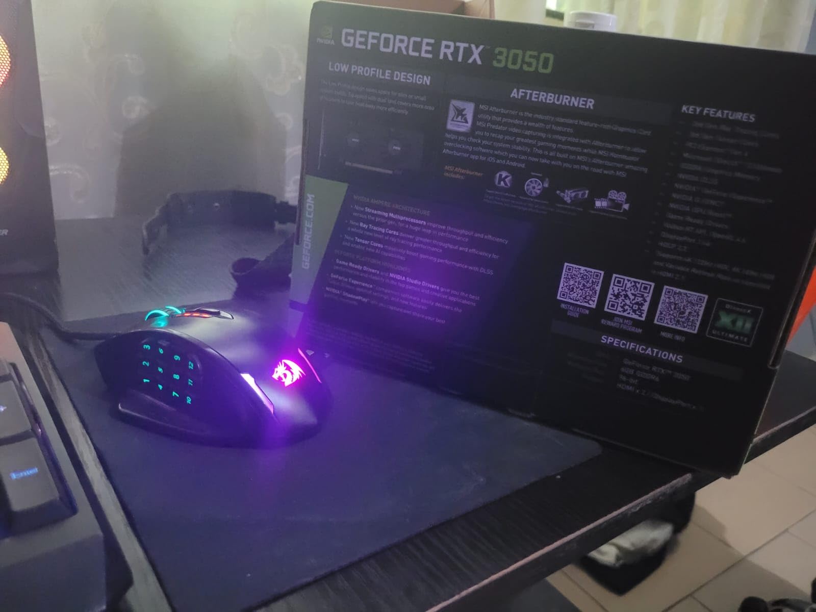 msi Gaming RTX 3050 LP 6G OC Graphics Card customer photo 1