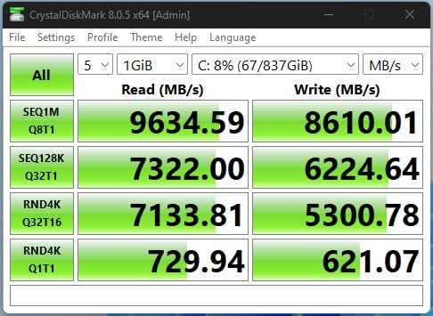 Crucial T705 PCIe Gen5 NVMe 1TB SSD, Up to 13,600MB/s, TLC NAND, Intel & Ryzen Compatible, for Hardcore Gaming & High-Speed Storage, Solid State Drive, Includes 1Mo Adobe CC - CT1000T705SSD3 customer photo 2