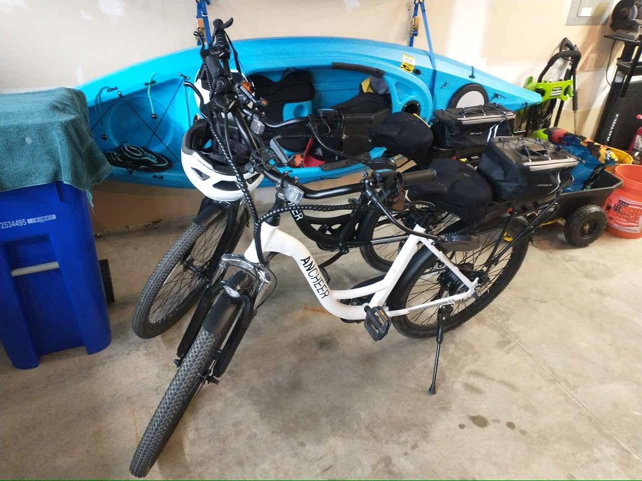 ANCHEER Electric Bike for Adults, 48V 499Wh Ebike, 26 inch City Commuter Bike with 48V Removable Battery, Up to 55 Miles, Fast Charge, 7-Speed, Step-Thru Cruiser Bike for Women Men, UL2849 Compliant customer photo 1