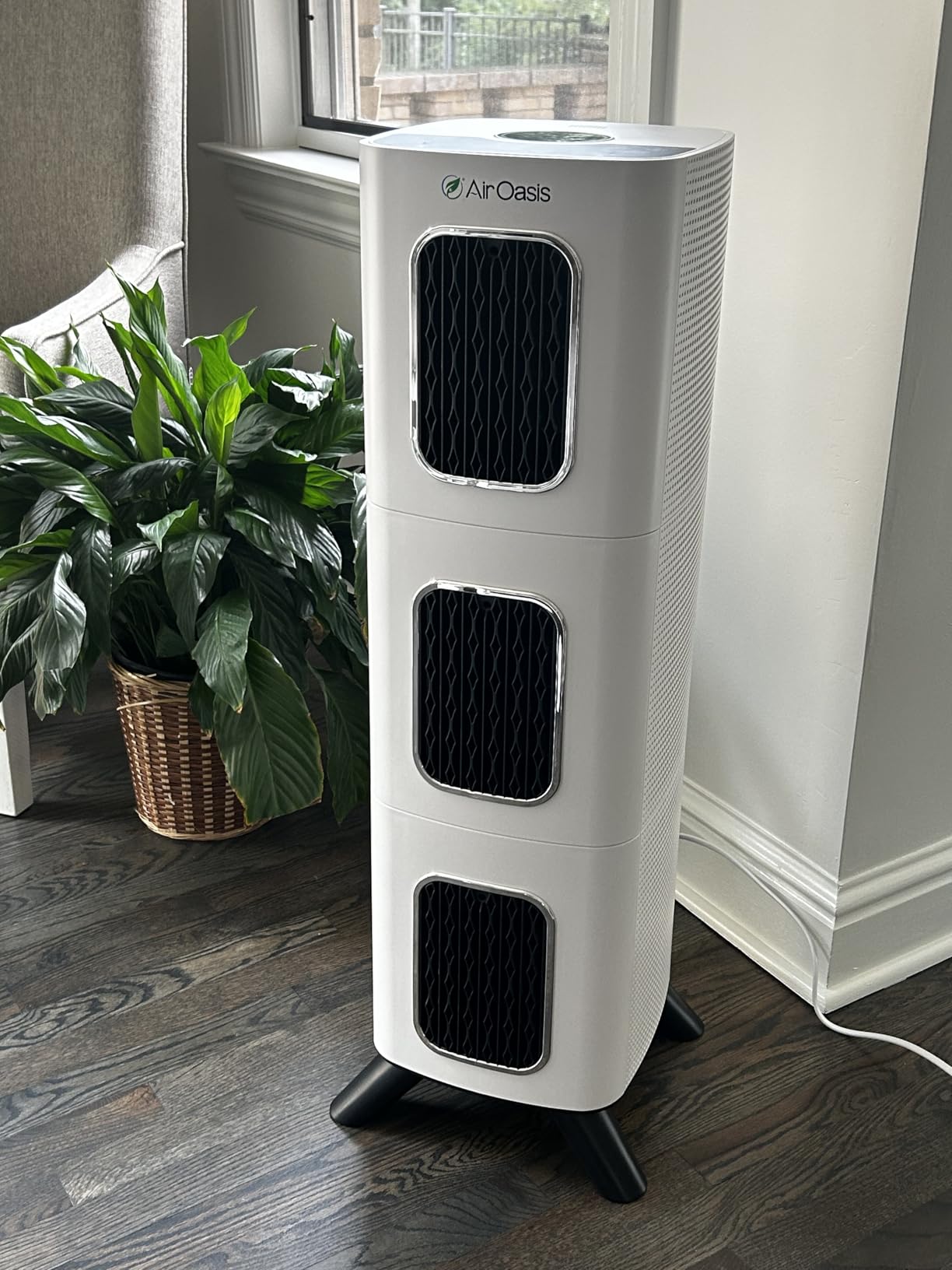 Air Oasis iAdapt 2.0 H13 HEPA Filter Air Purifier | Reduces Up To 99% of Viruses, Mold, Dust, Smoke, Pollen & Odors | Whisper Quiet Operation | WiFi Compatible | 5,474 Sq Ft of Clean Air customer photo 2