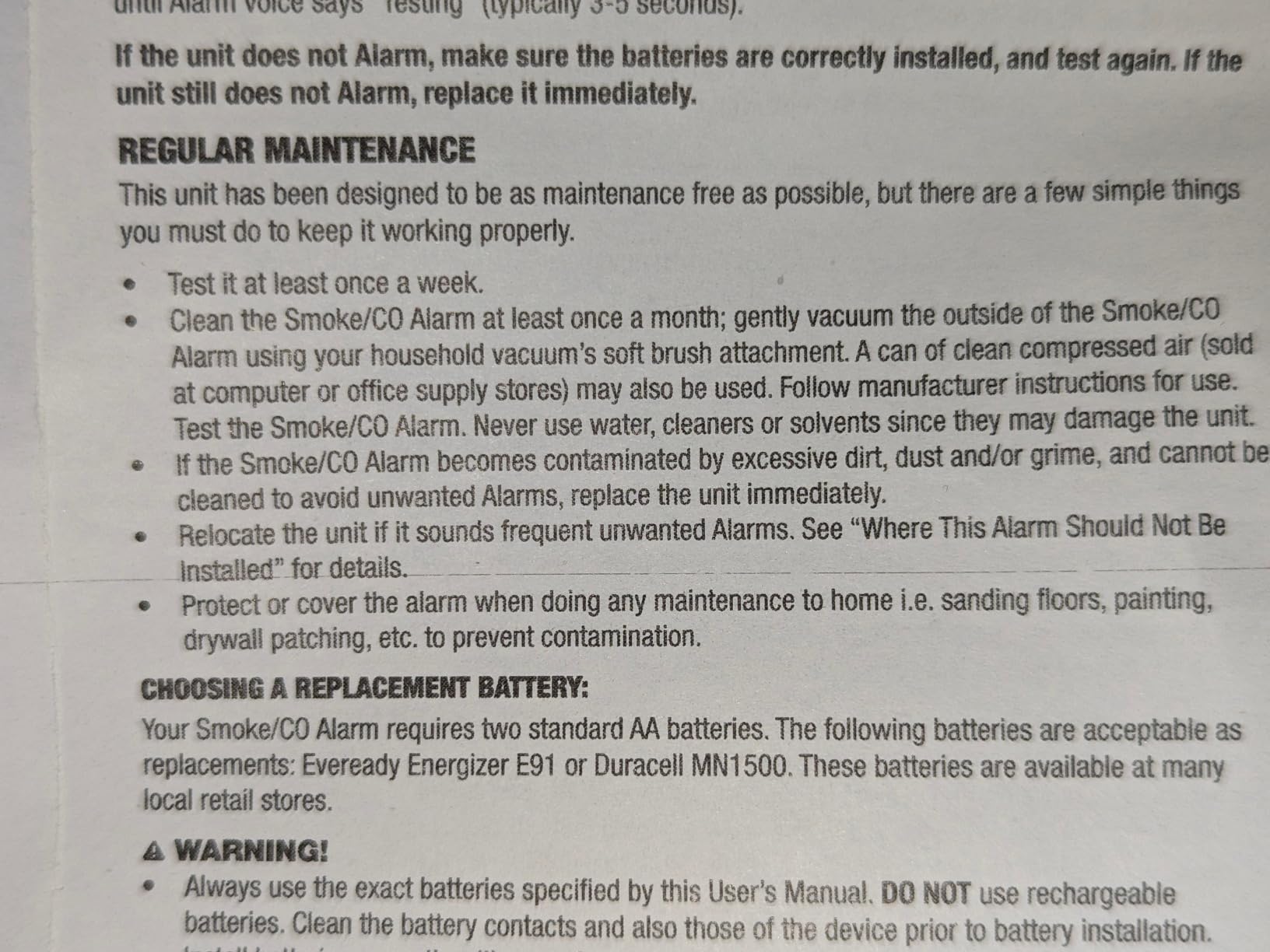 First Alert Battery Combination Smoke & Carbon Monoxide Alarm with Voice | SMCO500V - Interconnected Alarm works with compatible alarms, when one sounds, they all sound customer photo 2