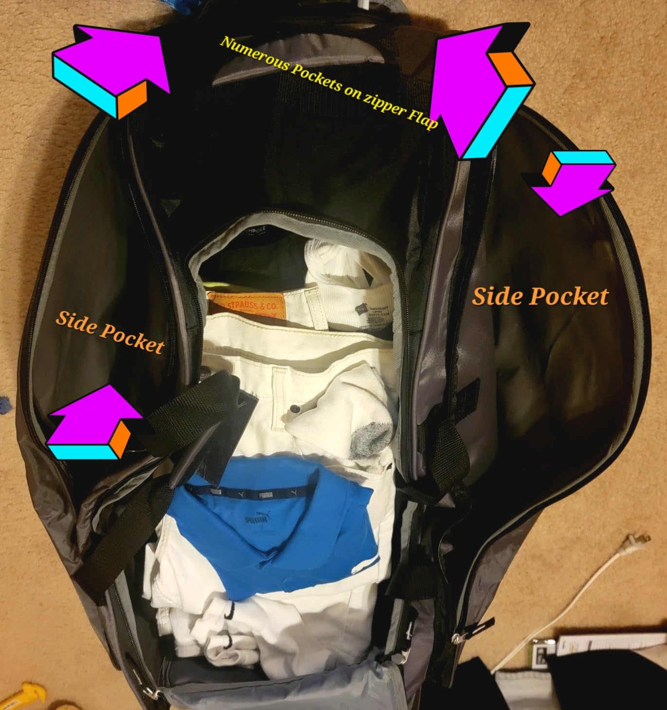 Wrangler Wesley Rolling Duffel Bag customer photo 2
