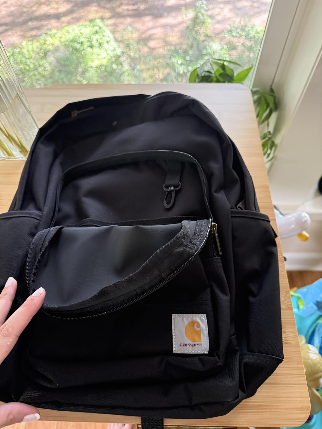 Carhartt Classic 25L Backpack Black | Classic Laptop, Durable Water-Resistant Pack with 16