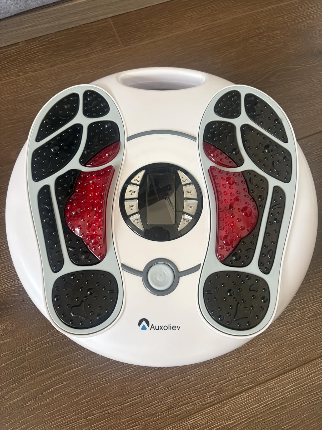 EMS Foot Massager for Neuropathy: FSA Eligible Electric Foot Massager for Circulation and Pain Relief, Hsa Plantar Fasciitis, 25 Modes 99 Intensities, 4 TENS Unit Muscle Stimulator Pads, Gifts for Mom customer photo 1