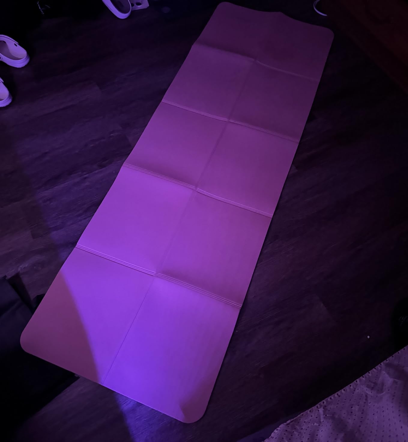 Readaeer Foldable Yoga Mat for Travel Folding Yoga Mat 6mm Thick with Carrying Bag, Non-Slip TPE Exercise Pilates Mat customer photo 1