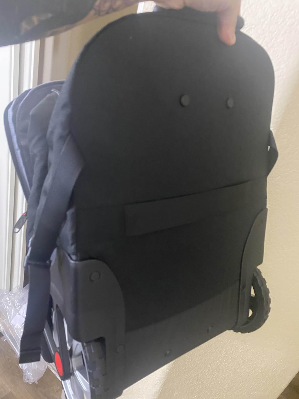MATEIN Rolling Bag with Wheels, 17 Inch Laptop Roller Backpack for Adults | Extra Large Wheeled Bag with Anti Theft Lock & Sturdy Handle, Water Resistant Carry On Luggage for Teacher Work Travel Men customer photo 1