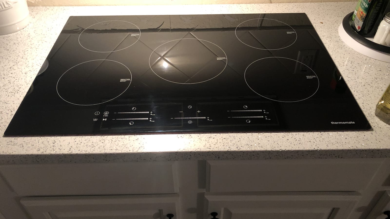ThermoMate 30 Inch Induction Cooktop, 7200W Built in Induction Stove Top, Electric Cooktop with 4 Boost Burner, 9 Heating Level, Timer & Child Safety Lock, Sensor Touch Control, 240V customer photo 1