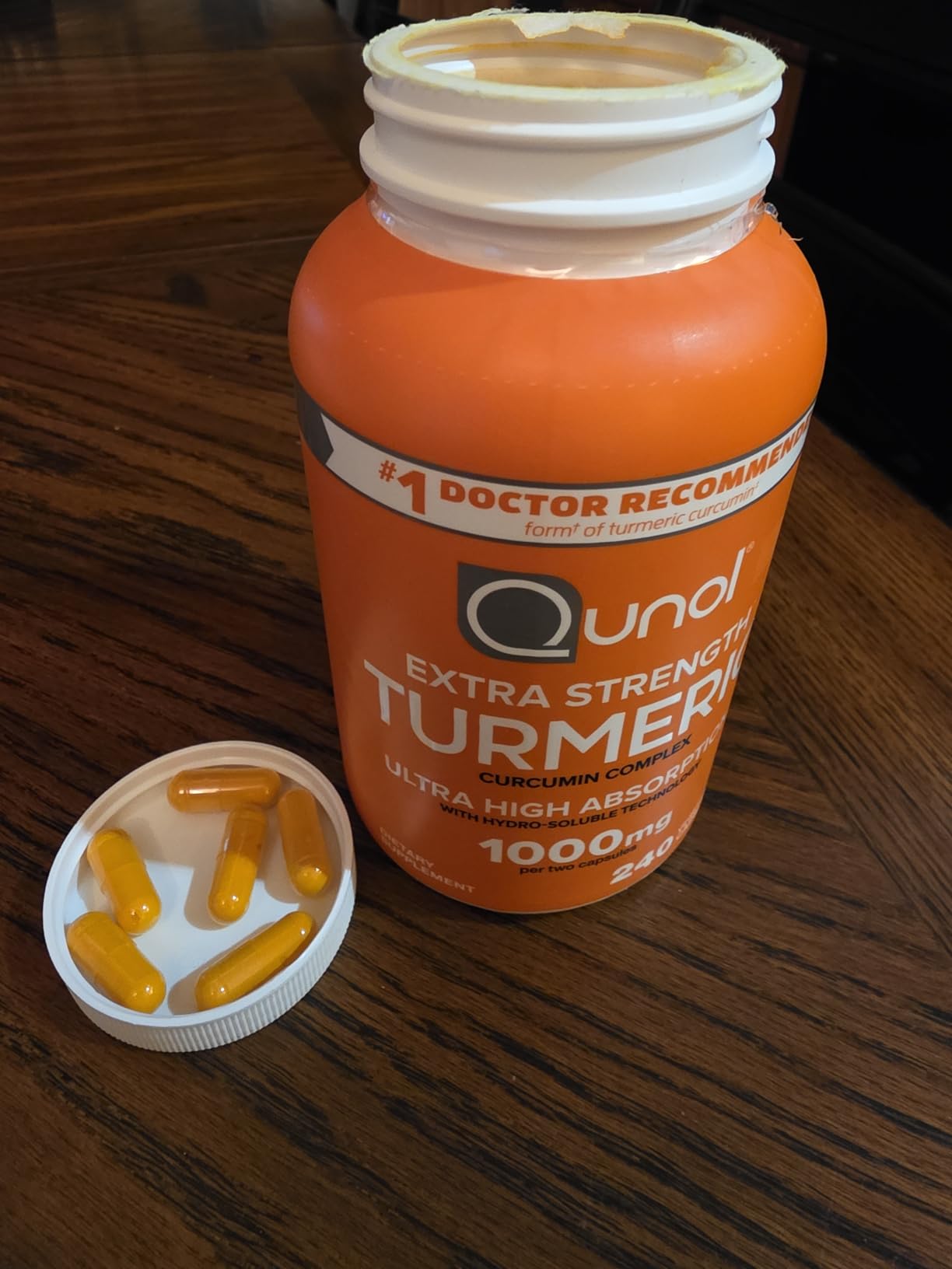 Qunol Turmeric Curcumin 1000mg, Ultra High Absorption Supplement, 150 Count | #1 Doctor Recommended form of Turmeric Curcumin, Extra Strength Capsule for Joint Support and a Healthy Inflammation Response customer photo 2