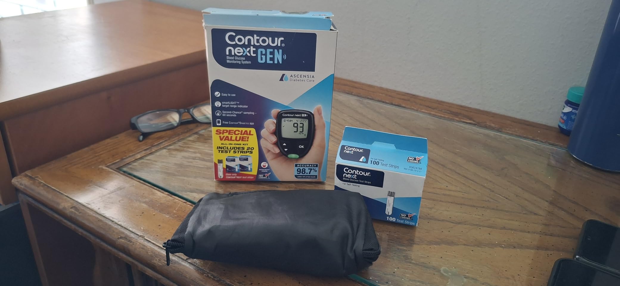 Ascensia CONTOUR NEXT GEN Blood Glucose Monitor All in One Kit + 20 Strips | Accurate Blood Sugar Monitor, Easy-to-Use Glucose Meter customer photo 2