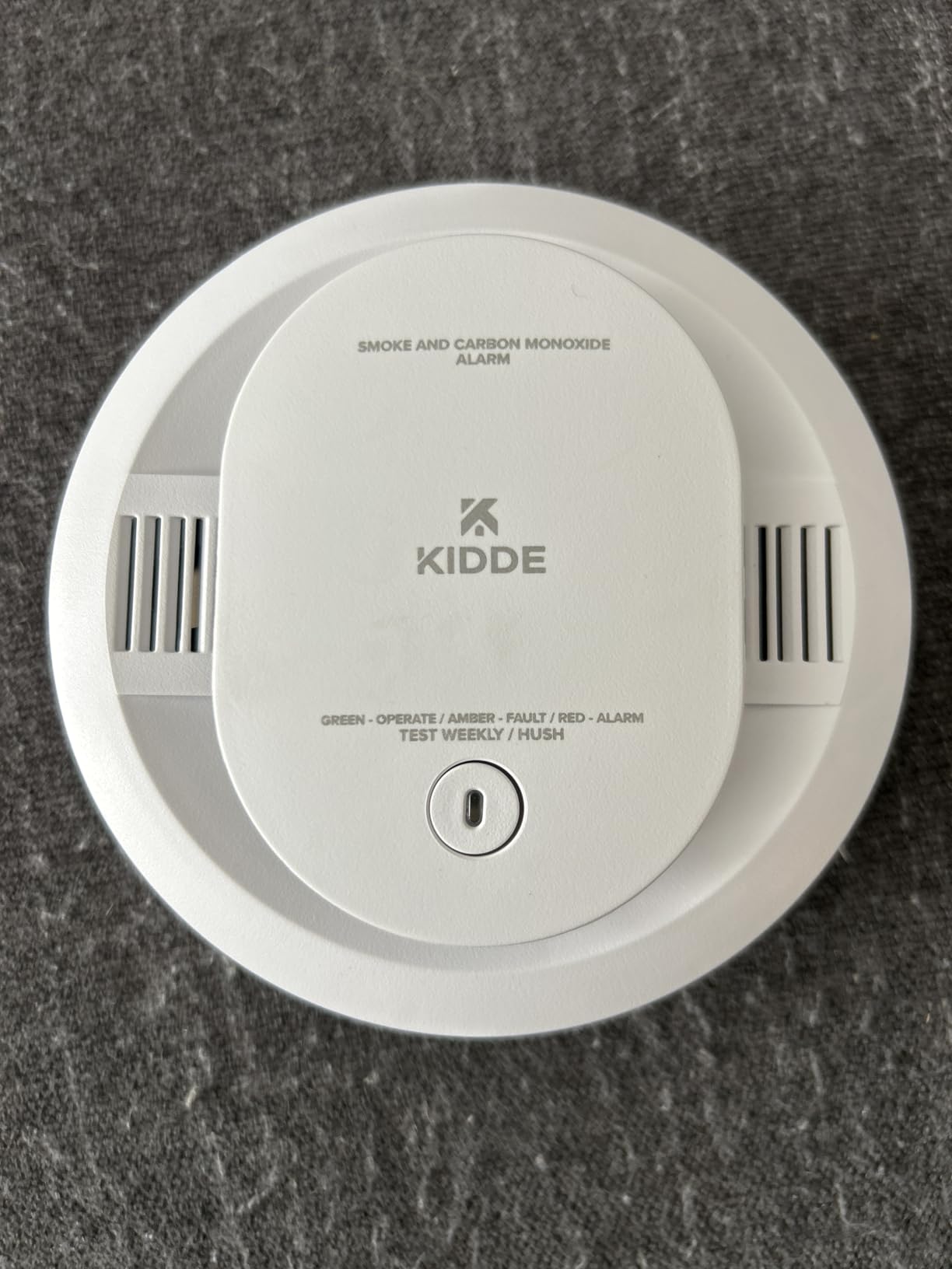 Kidde Smoke & CO Detector, Hardwired & AA Battery Backup, 30CUAR, 1 Pack | Wired Interconnect Capability, Smoke and Carbon Monoxide Detection, LED status lights, Ideal for Homes and Apartments customer photo 1