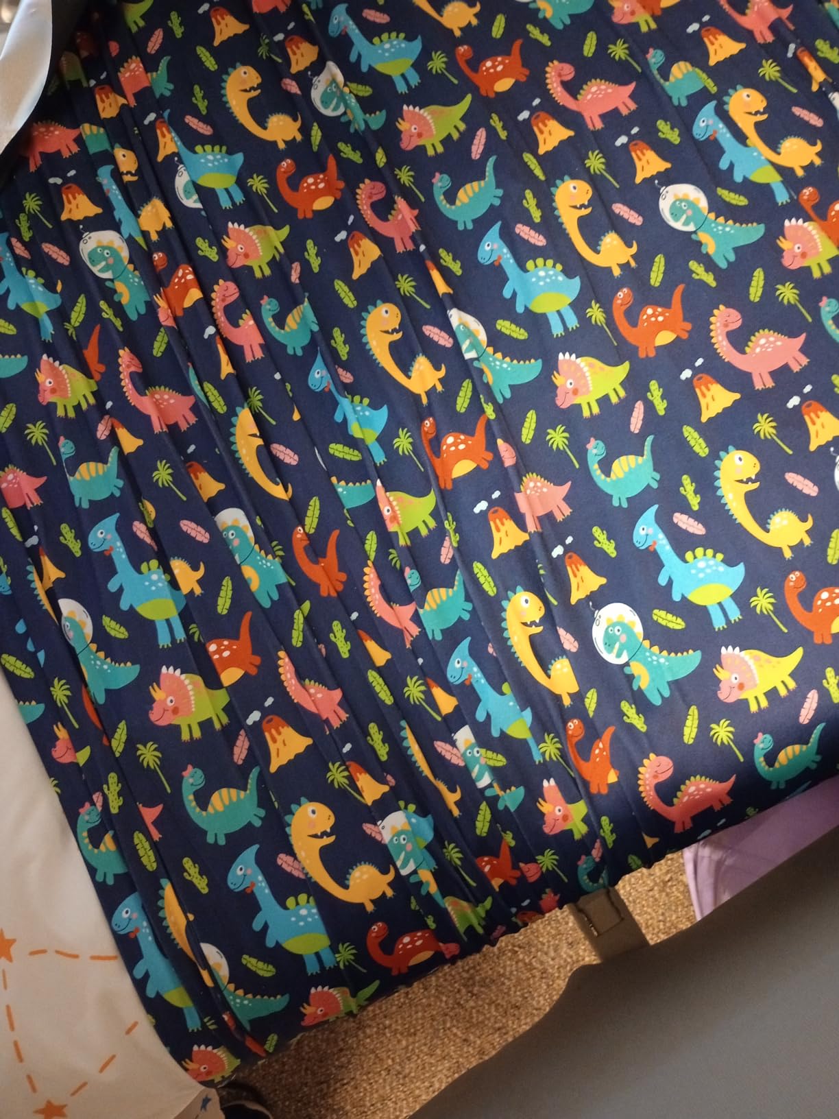 Mindsoft Twin Size Sensory Compression Blanket Sheet for Kids, Stretchy Comfortable Bedding Compression Sheets for Kids with Dinosaur Pattern, Breathable Sensory Sack customer photo 2