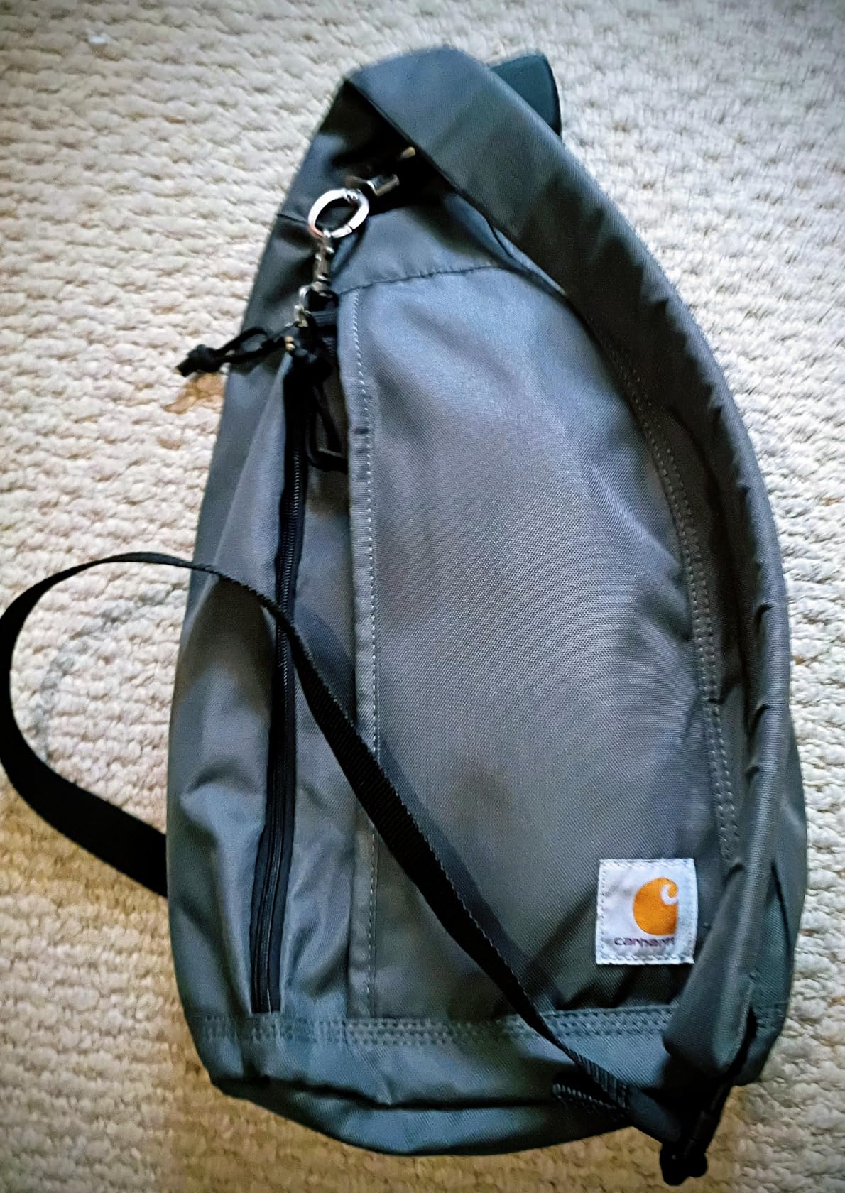Carhartt Classic 10L Multi-Carry Sling Bag Carhartt Brown | Durable, Crossbody Backpack with Side Release Buckle, Tablet Sleeve and Adjustable Strap customer photo 1