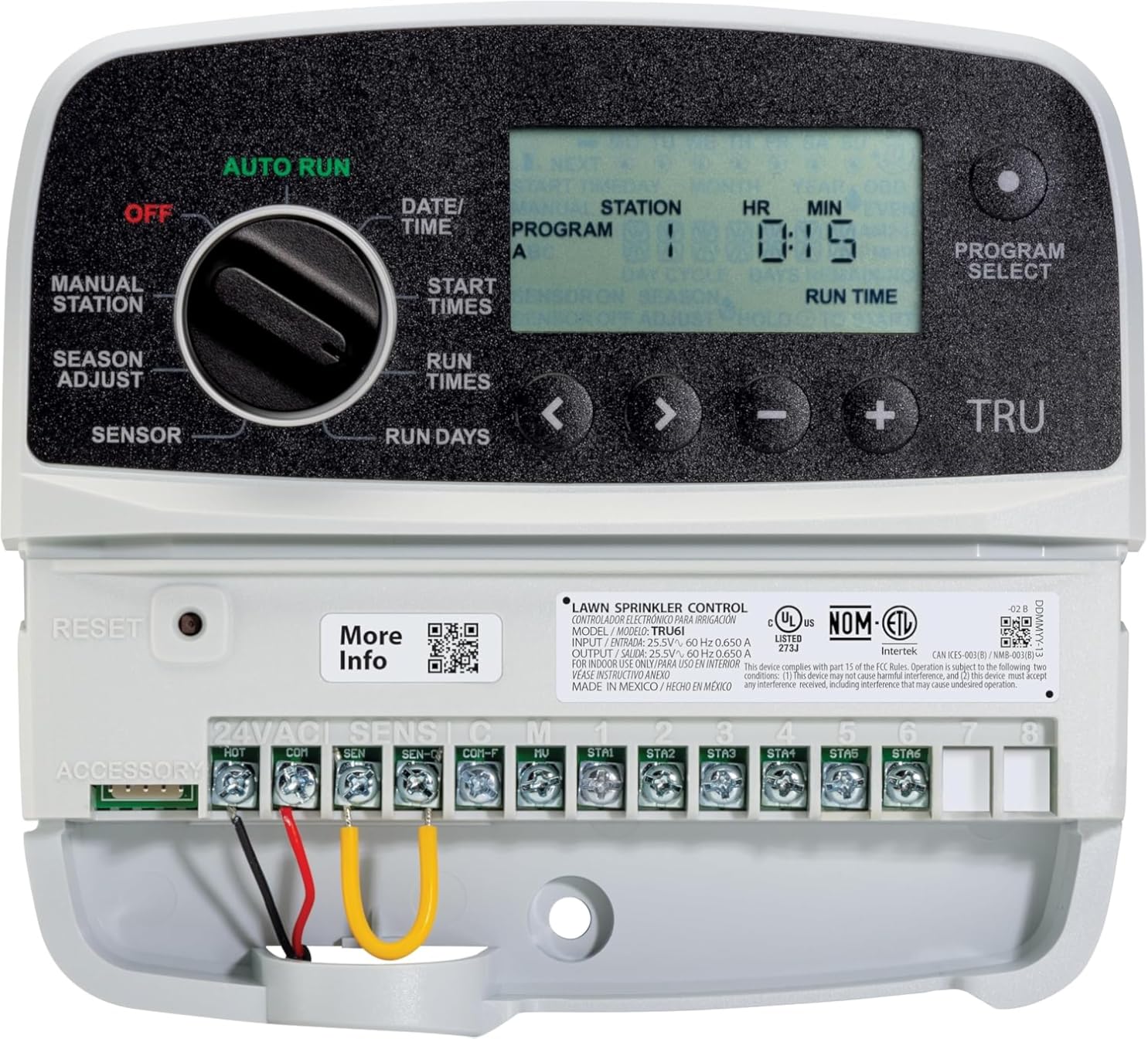 Rain Bird TRU6I Program-Based Indoor Irrigation Controller/Timer, WiFi Ready, 6-Zone/Station customer photo 2