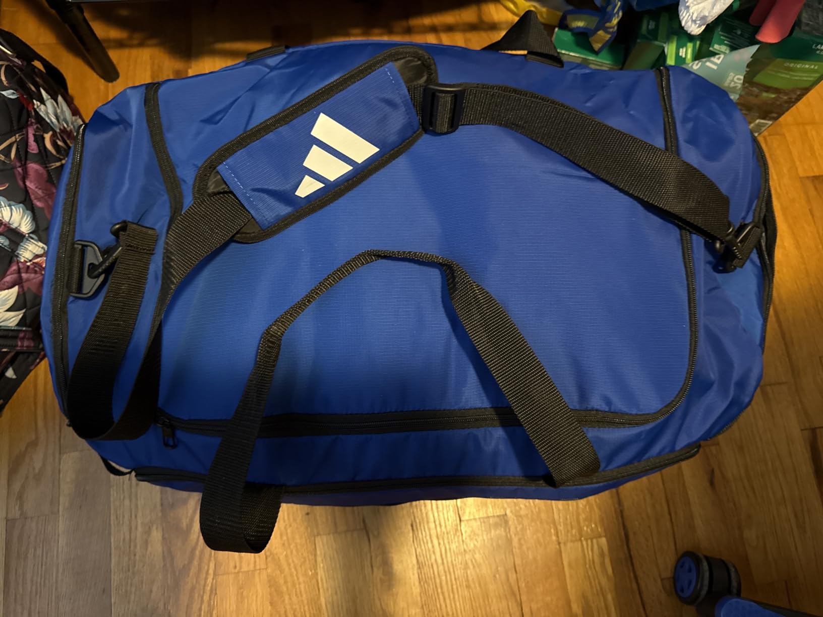 adidas Defender 5 Duffel Bag for Sports, Gym and Travel, Black, OSFA customer photo 1