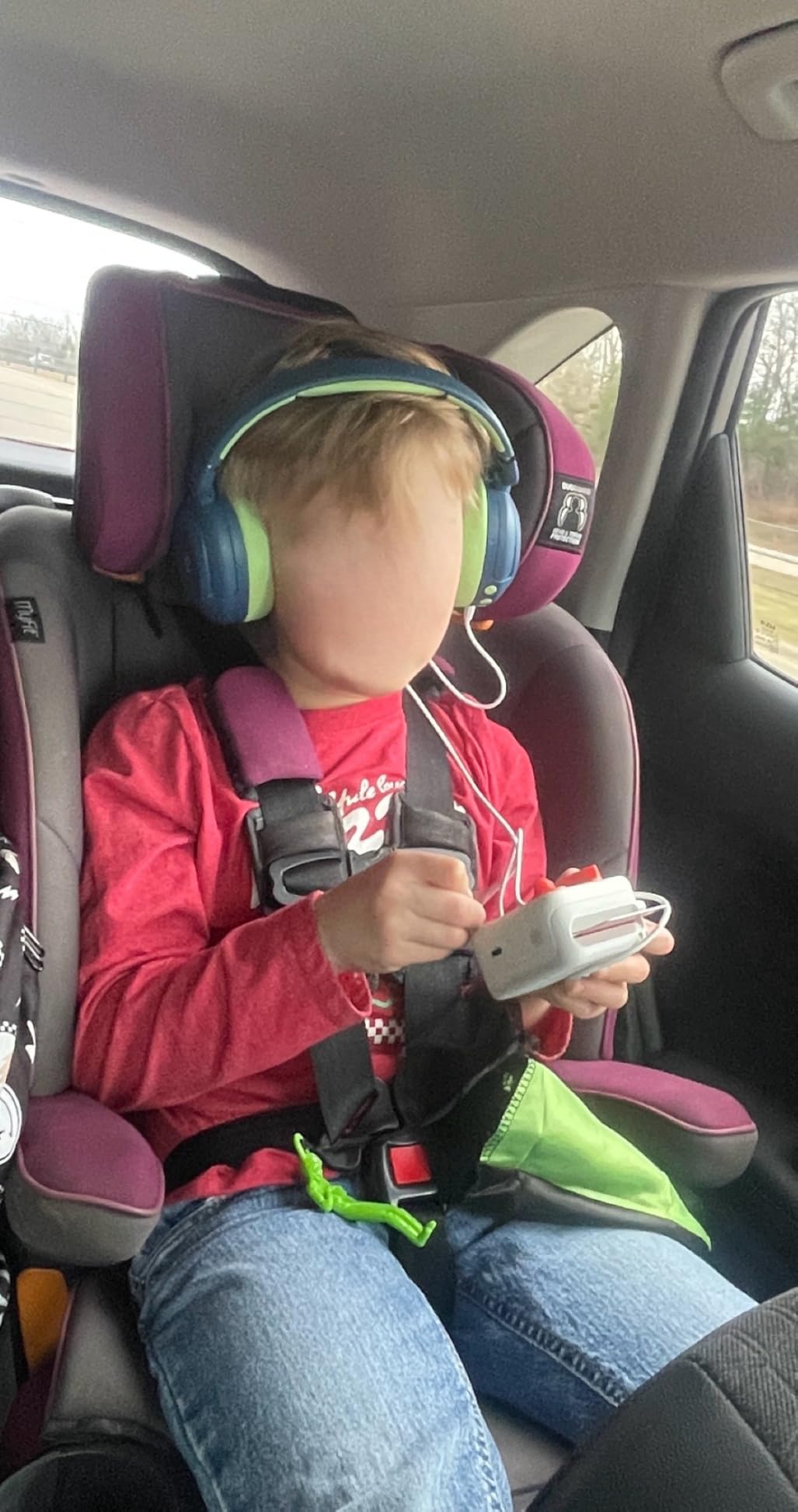 iClever BTH20 Active Noise Cancelling Headphones for Kids Toddler Travel | SafeSound Tech3.1, 60H Play Time, USB C AUX Cable, Award-Winning Kids Bluetooth Wireless Headphones for Boys/Girls/Autism customer photo 1