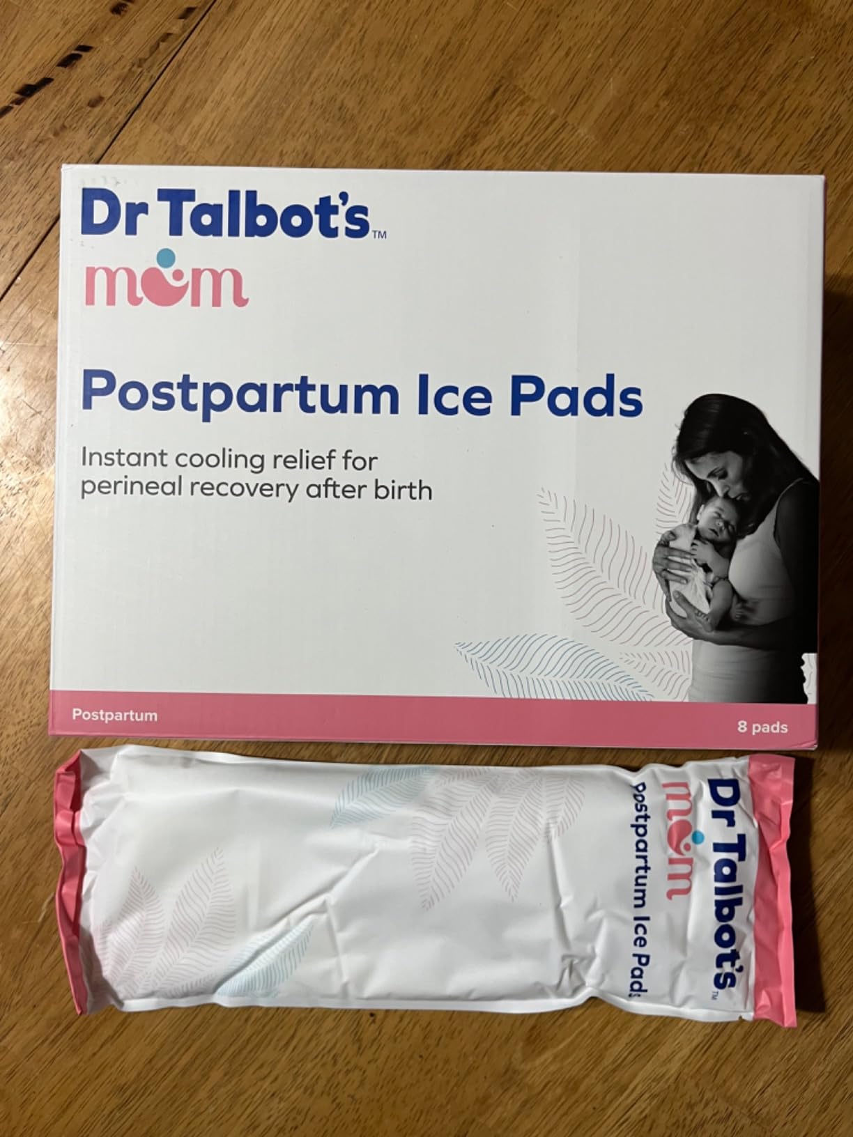 Dr. Talbot's Mom Postpartum Ice Pads for Pain Relief - 8-Pack - 2-in-1 Absorbent Postpartum Pads for Women After Birth customer photo 2