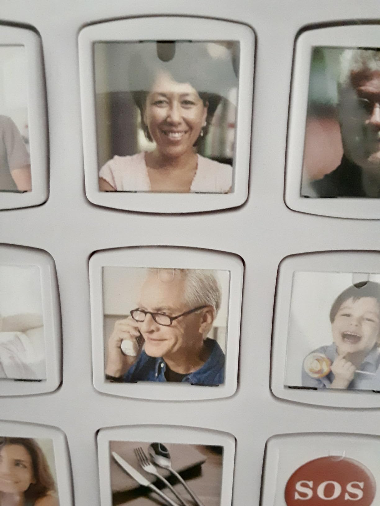 Big Button Phone for Seniors, Corded Landline Telephone with Handsfree Function and 9 Groups of Memory, One-Touch Dialling,Suitable People with Vision Disorders/Hearing Damage (EX-LD-858HF) customer photo 1
