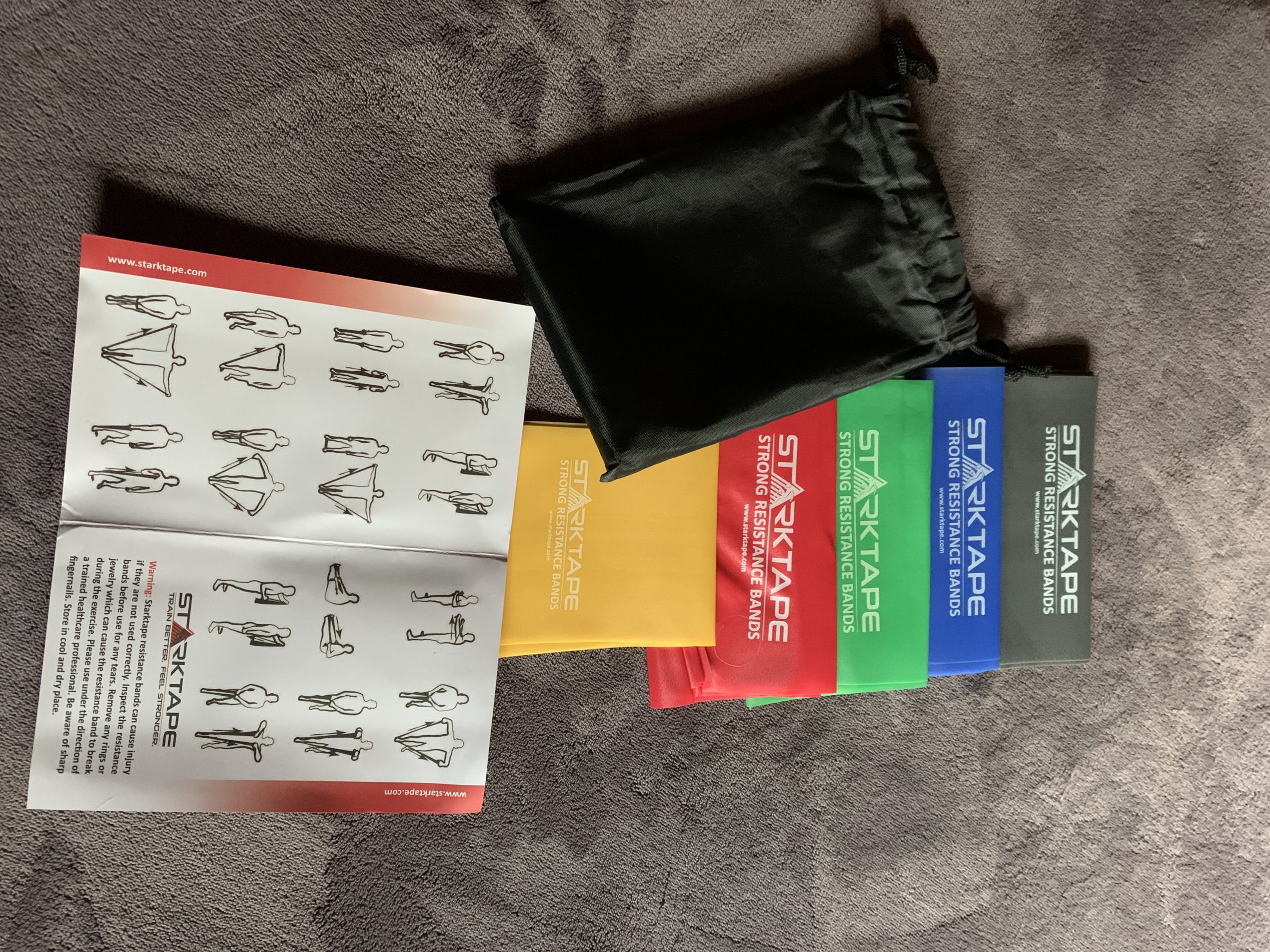 Resistance Bands Set. 3 or 5 Pack Non-Latex Physical Therapy, Professional Elastic Band. Perfect for Home Exercise, Workout, Strength Training, Yoga, Pilates, Rehab, Gym customer photo 1