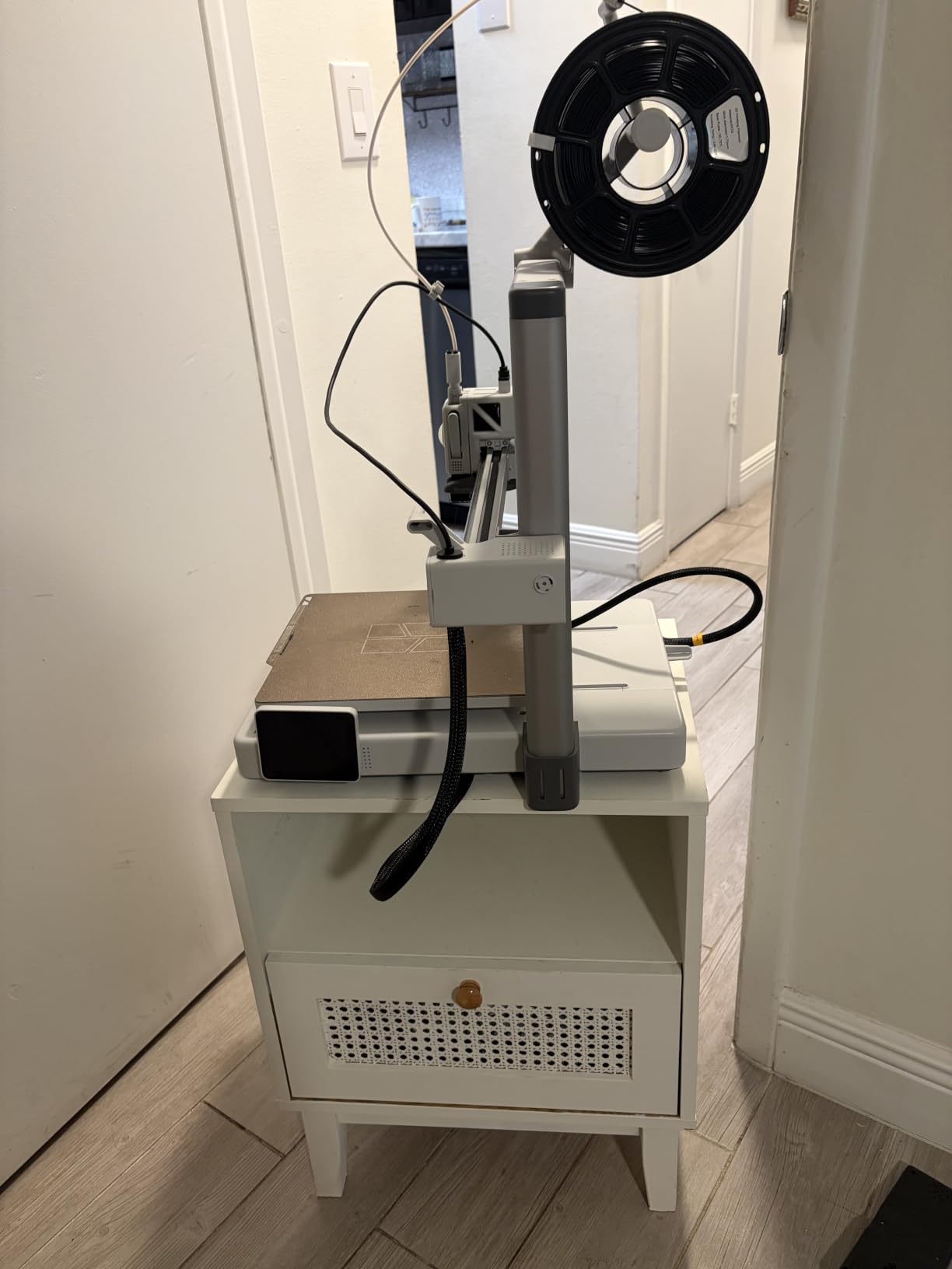 Bambu Lab A1 3D Printer, Ready-to-Use FDM 3D Printer for Beginners and Kids | Beginner-Friendly Ecosystem with MakerWorld Model Library, Full-Auto Calibration & Active Flow Rate Compensation, ≤48 dB Quiet customer photo 2