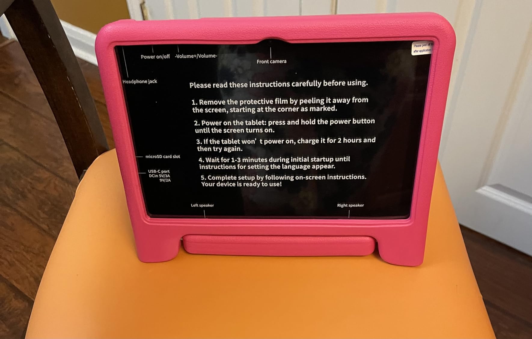 COLORROOM 2026 Upgraded Android 15 Tablet, 10inch Kids Tablet, Octa-core CPU, 10GB+64GB+1TB Expand Tablets for Kids with Kids Space, Parental Control, 6000mAh Big Battery, Touchscreen Tableta, Pink customer photo 2