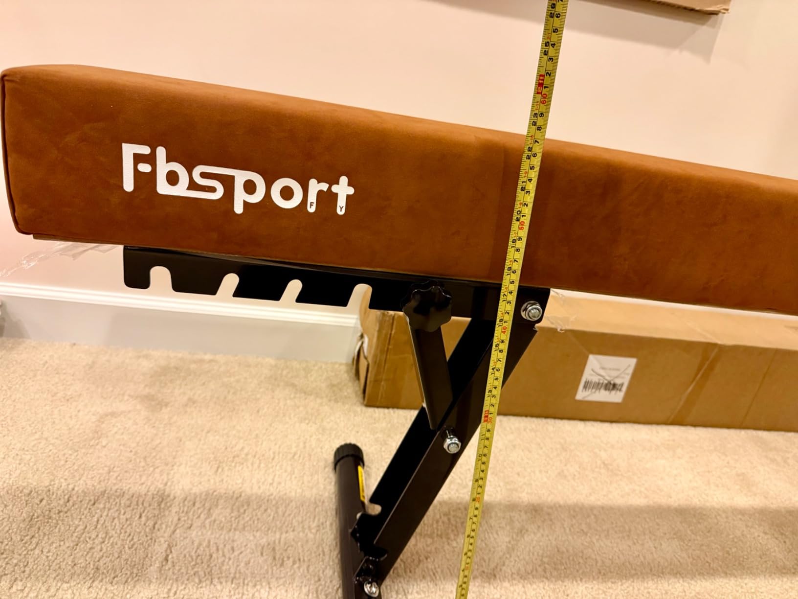 8FT Adjustable Balance Beam, Gymnastics Floor Beam with Legs | High and Low Floor Beam Gymnastics Equipment for Kids/Adult, Gymnastics Beam for Home Training/Practice/Physical Therapy customer photo 1