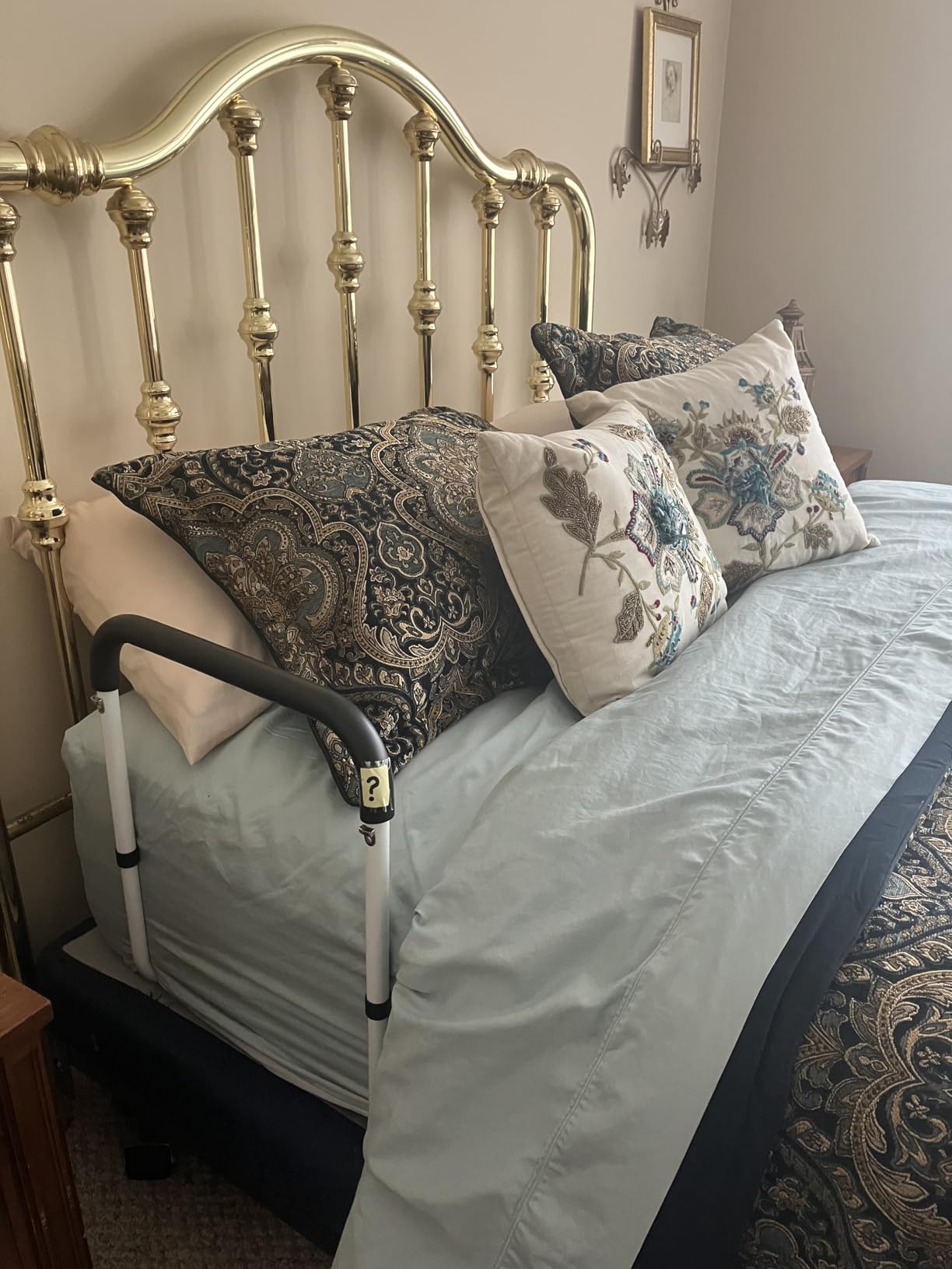 KingPavonini Bed Rails for Elderly Adults Safety, 350LB Support, Model BS04 | Adjustable Bed Cane, Non-Slip Ergonomic Handle & Storage Bag, Tool-Free, Stable Bed Railings for Seniors & Post Surgery customer photo 1