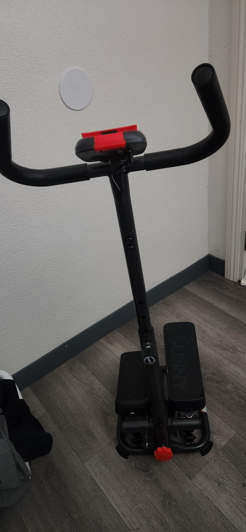 Sunny Health & Fitness Total Body 2-in-1 Smart Stepper Machine for Home with Handlebar and Resistance Bands customer photo 1