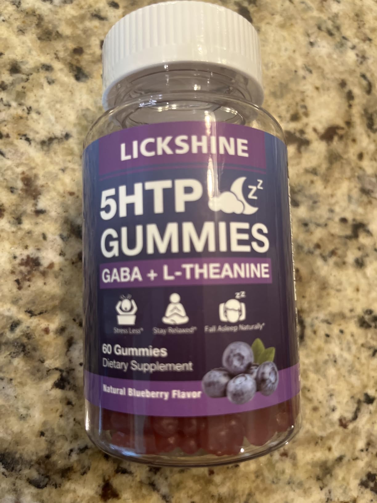 Natural Sleep Aid Gummies with Herbal Blend for Adults, Berry Flavor, 60 Count customer photo 1