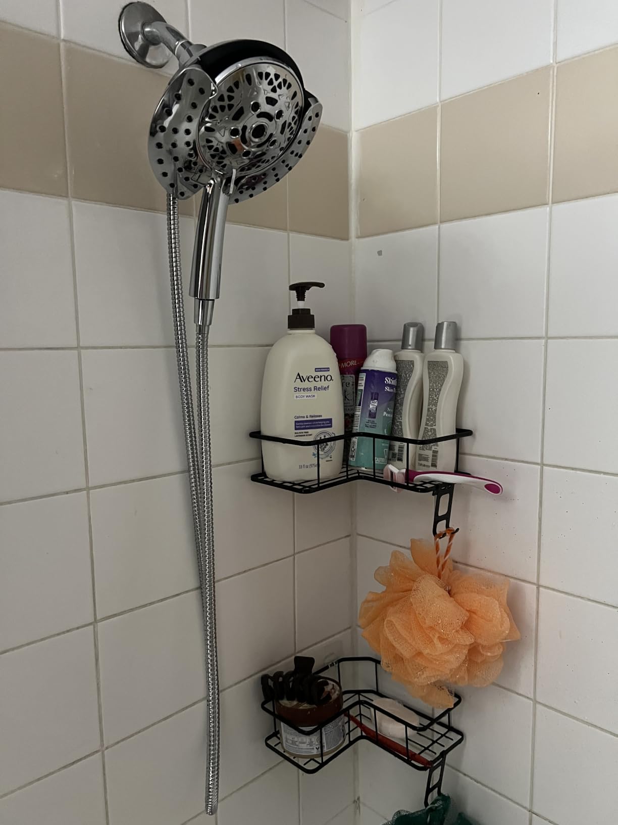 2 in 1 Shower Head with Handheld Combo High Pressure Nickel 1.8 GPM | 7.2