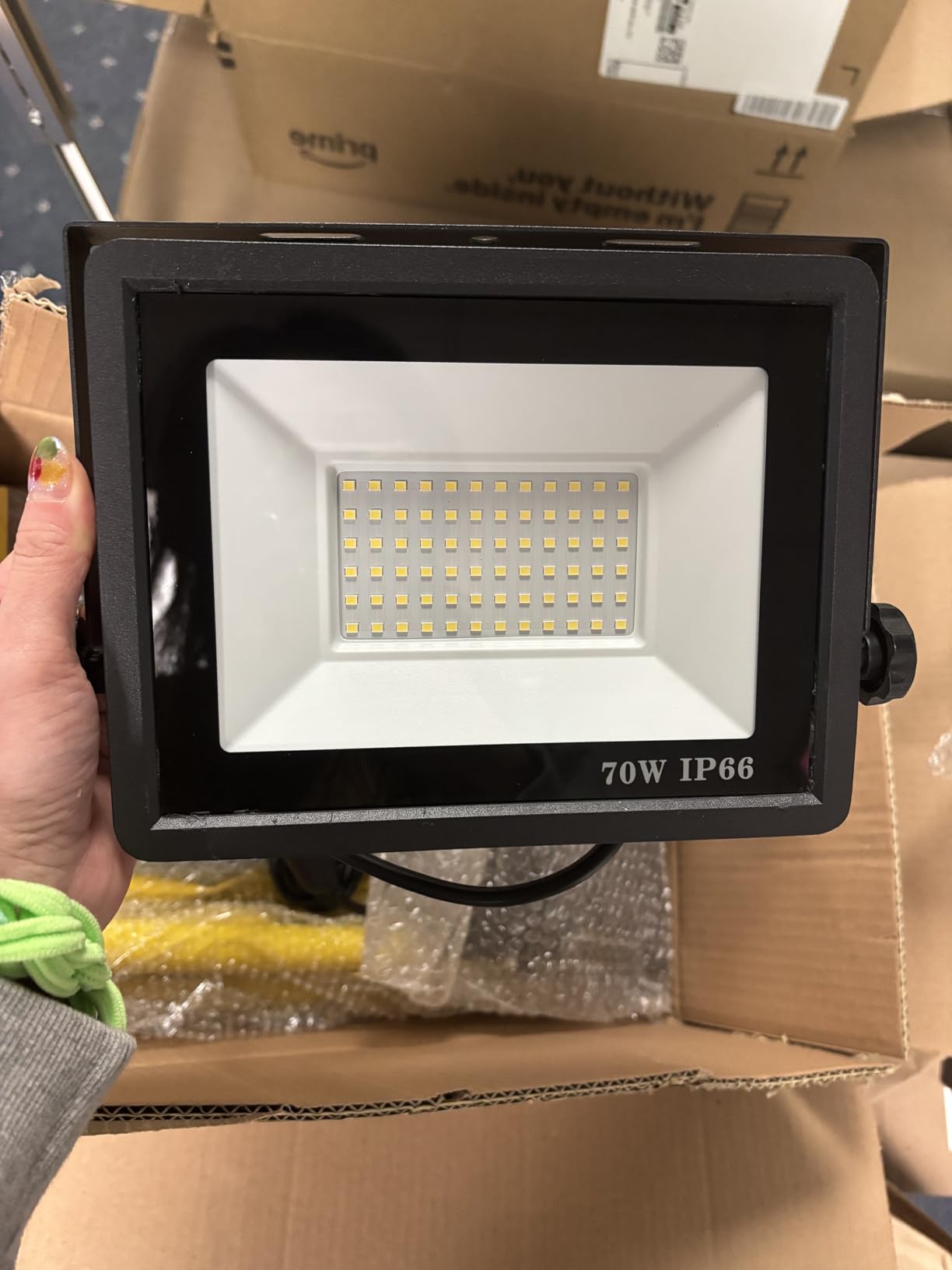10000LM Portable LED Work Light, IP66 Waterproof for Garage customer photo 1