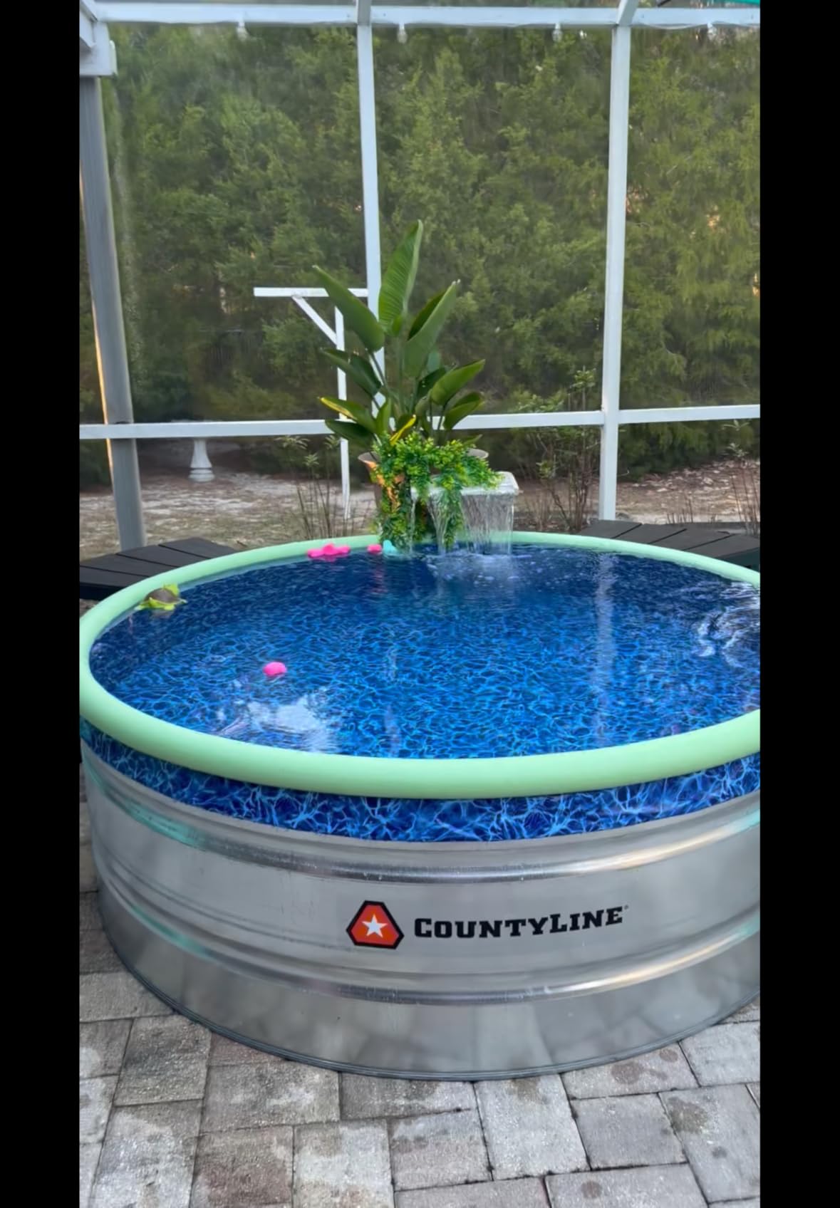 Stock Tank Pool Liner - Galvanized Stock Tank Protective Liner (6ft Round) customer photo 1