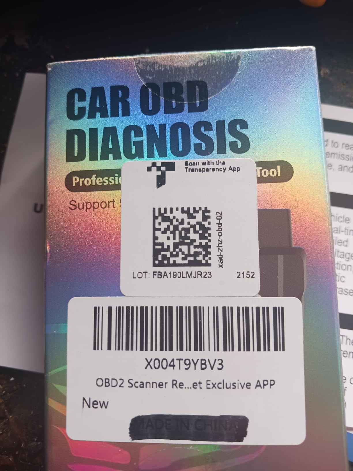 OBD2 Scanner Diagnostic Tool, Car Scanner for iOS & Android, Bluetooth 5.4 | Code Reader for Cars and Trucks, Scanner for Check Engine Codes, Live Data, Error Clearing and Performance Test customer photo 1